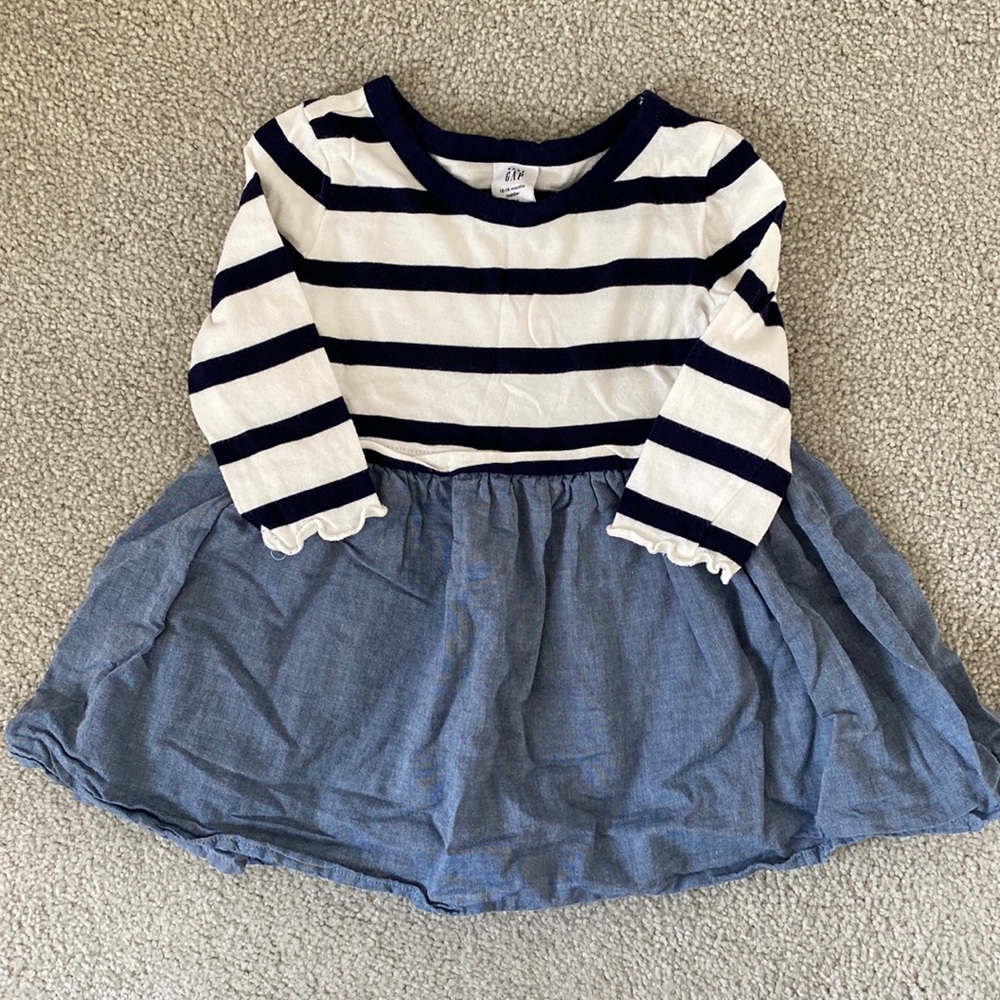 Gap mixed material dress